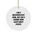 Funny Microbiologist Mom Gifts for Christmas Unique Ornaments from Daughter, Son, Friends, Family - Image 1