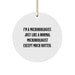 Funny Microbiologist Gifts for Men, I'm A Microbiologist Except Much Hotter, Circle Ornament, Christmas Unique Presents from Family - Image 1