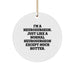 Christmas Humorous Gifts from Friends for Neurosurgeons - I'm A Neurosurgeon Except Much Hotter, Funny Doctor Ornament - Image 1