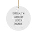 Unique Electrical Engineer Circle Ornament Gifts from Friends and Family for Christmas - Image 1