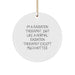 Funny Radiation Therapist Gifts, Radiation Therapist Circle Ornament, I'm A Radiation Therapist Gifts for Him, Unique Christmas Unique Gifts from Men to Radiation Therapist - Image 1