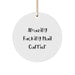 Funny Mail Carrier Circle Ornament Gifts from Friends and Family for Mail Carrier Christmas Unique Decorations - Image 1