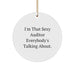 Funny Auditor Circle Ornaments Gifts from Friends and Family for the Sexy Auditor Everybody's Talking About, Christmas Unique Gifts - Image 1