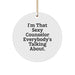 Sexy Counselor Ornaments Gifts from Men to Friends, Circle Shape, Funny Quote, Christmas Unique Presents - Image 1