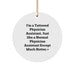 Unique Funny Gifts from Men for Physician Assistant Friends, 'I'm A Tattooed Physician Assistant. Just Like A Normal Physician Assistant Except Much Hotter.', Christmas Unique Ornaments - Image 1