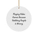 Funny Circle Ornament for Playing Video Games Enthusiasts Gifts from Friends, Christmas Unique Gifts for Him - Image 1