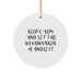 Funny Woodworker Circle Ornament Gifts from Friends for Woodworker Men at Christmas Time - Keep Calm and Let Woodworker Handle It Circle Decoration - Image 1