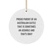 Funny Australian Cattle Dog Lover Gifts from Men to Friends at Christmas Unique Gifts - Proud Parent Ornament - Image 1