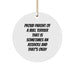 Bull Terrier Dog Lover Gifts from Friends to Family, 'Proud Parent' Circle Ornament for Christmas - Image 1