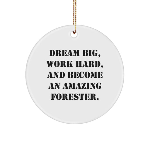 Forester Circle Ornament Gifts from Men to Forester Friends for Christmas - Image 1