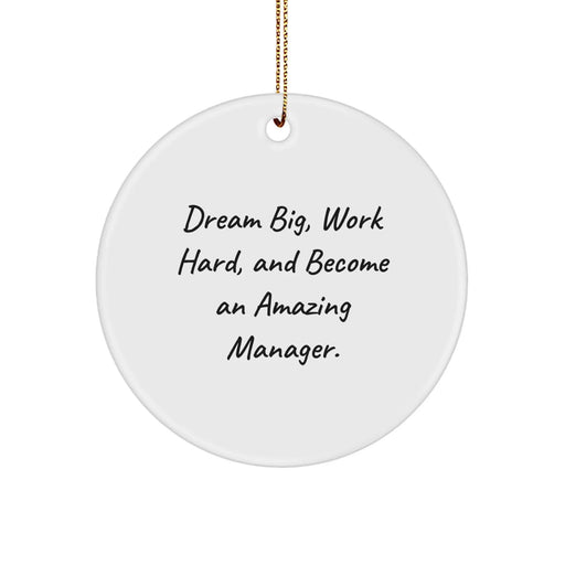 Funny Inspirational Manager Gifts for Him from Daughter, Become an Amazing Manager, Christmas Unique Gift - Image 1