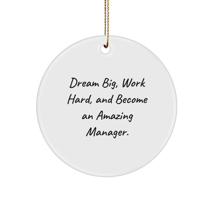 Funny Inspirational Manager Gifts for Him from Daughter, Become an Amazing Manager, Christmas Unique Gift - Image 1
