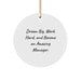 Funny Inspirational Manager Gifts for Him from Daughter, Become an Amazing Manager, Christmas Unique Gift - Image 1