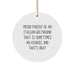 Funny Italian Greyhound Dog Gifts, Circle Ornament, Christmas Unique Gifts from Friends for Proud Parent, Gifts for Italian Greyhound Dog Lovers - Image 1