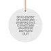 Funny Shetland Sheepdog Circle Ornaments Gifts for Proud Parents, 'Sometimes Asshole' Humor, Christmas Unique Gifts from Friends to Family - Image 1