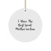 Funny Mom-in-law Circle Ornament Gifts from Men to Women for Christmas - Image 1