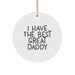 Funny Daddy Circle Ornament 'I Have The Best Great Daddy' Gifts from Mom for Christmas Unique Gifts - Image 1