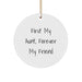 Funny Aunt Circle Ornament Gifts from Men, Women, Family to Friends and Aunt for Christmas Unique Gifts - Image 1