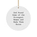 Funny Nurse Circle Ornament - God Found Some Of The Strongest Women And Made Them Nurses Gift Ideas for Nurses from Friends and Family - Image 1