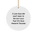 Funny Trucker Gifts from Family, Unique Circle Ornament for Favorite Trucker, Christmas Special - Image 1