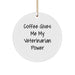 Funny Veterinarian Gifts from Friends for Veterinarian Power, Circle Ornament, Christmas Unique Decorations - Image 1