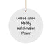 Funny Watchmaker Gifts from Friends, Christmas Unique Circle Ornament for Watchmaker Men, Coffee Quotes for Watchmaker Power - Image 1