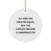 Funny Chiropractor Gifts for Men, Christmas Unique Circle Ornament with Inspirational Quote, Gifts from Friends and Family - Image 1