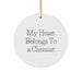 Funny Chemist Gifts from Friends, Circle Ornament for Chemist Lover, Christmas Unique Gifts for Men or Women from Family - Image 1