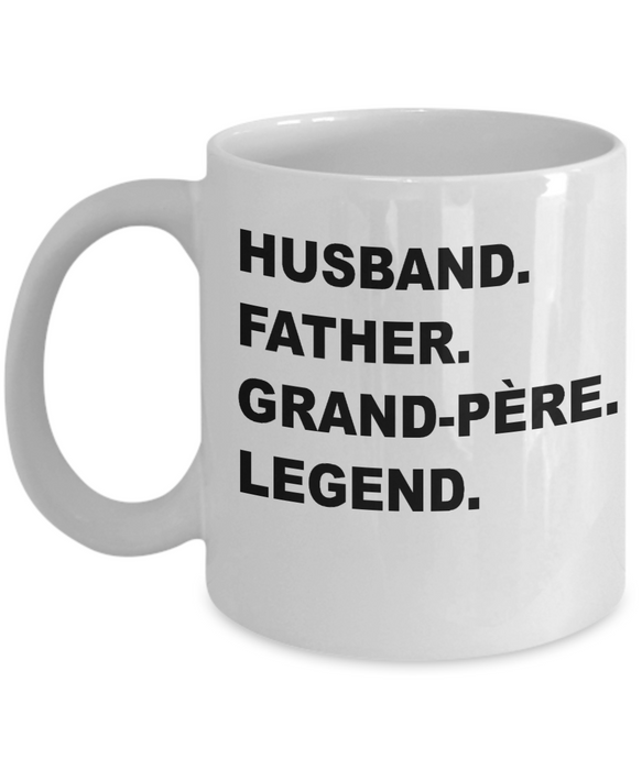 Perfect Grand-pere Gift, Grand-pere Coffee Mug, Grand-pere Christmas, Grand-pere Birthday, Valentines Day, Awesome Grand-pere, New Grand-pere