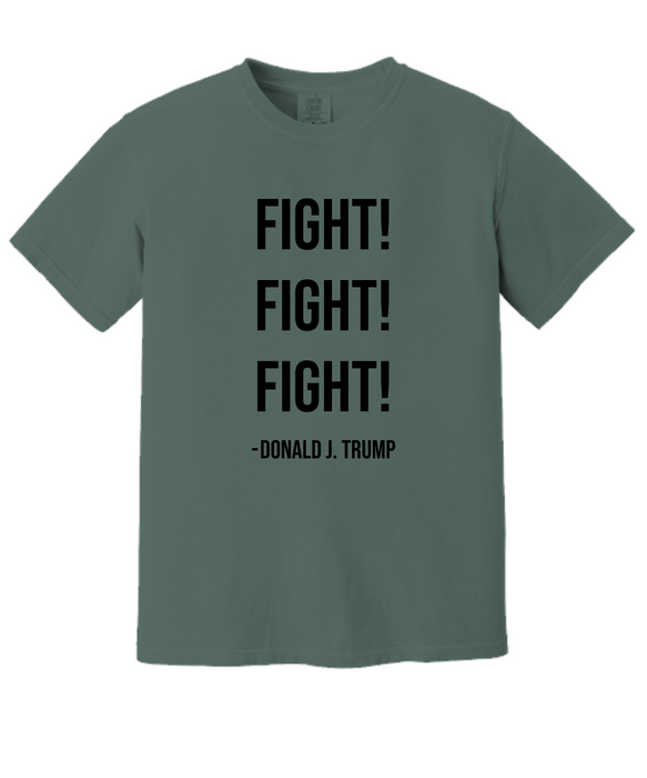 Trump Tee Shirt, Fight Fight Fight! Shirt, Trump Supporter Shirt, Republican Gift, Election 2024