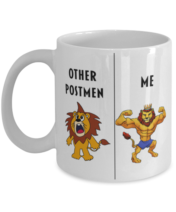 Gift for Postman,Funny Postman Coffee Mug, Gag Gift for Postman, Unique Gift for Postman, Cheap, Perfect, Amazing, Awesome Lion Coffee Mug