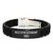 Funny Attendant Gifts from Men, Unique Glide lock Clasp Bracelet for Attendant, Best Effin' Attendant Ever Father's Day Unique Gifts - Image 1
