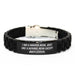 Funny Warden Mom Glide lock Clasp Bracelet Gift from Mom for Warden Graduation Unique Gifts - Image 1