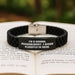 Funny School Psychologist Gifts, Glide lock Clasp Bracelet, 'I Speak Fluently In genius' Christmas Unique Presents for School Psychologists - Image 2