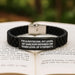 Funny Physician Gifts for Men, Glide lock Clasp Bracelet with Sarcasm Quote, Adjustable and Packaged in Premium Bag - Image 2