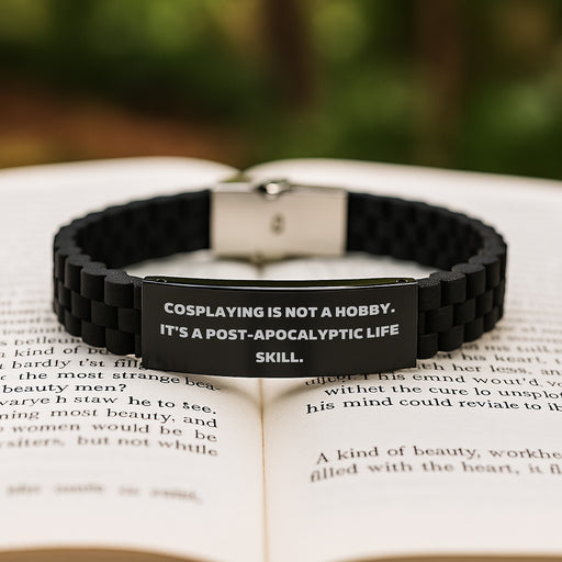 Funny Cosplaying Gifts for Friends, Cosplaying Enthusiasts, and Cosplayers - Glide lock Clasp Bracelet Gifts from Men, Women, Family, Friends, Coworkers on Graduation Unique Gifts - Image 2