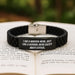 Funny Warden Mom Glide lock Clasp Bracelet Gift from Mom for Warden Graduation Unique Gifts - Image 2