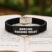 Funny Valet Gifts, Glide lock Clasp Bracelet for Men, Unique Graduation Unique Gifts from Friends to Valet, Amazing F--king Valet Quote - Image 2