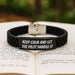 Funny Pilot Gifts for Men Friends Coworkers - Keep Calm And Let The Pilot Handle It Quote Glide lock Clasp Bracelet for Graduation Unique Gifts - Image 2
