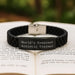 World's Greatest Athletic Trainer Funny Gift for Birthday, Glide lock Clasp Bracelet for Men or Women, Adjustable Black Stainless Steel and Silicone, 'You're the World's Greatest' Quote - Image 2