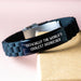 Dispatcher Gifts, Funny Quote, Officially The World's Coolest Dispatcher Black Glide lock Clasp Bracelet for Men, Unique Father's Day Unique Gifts from Family - Image 3