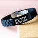 Funny Actor Gifts, Best Effin' Actor Ever Quote Glide lock Clasp Bracelet, Adjustable Silver Black Stainless Steel Silicone for Men, Unique Father's Day Unique Gift from Family to Actor - Image 3