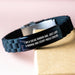 Funny Motivational Gifts for Social Worker, Personalized Glide lock Clasp Bracelet for Graduation - Gifts from Dad - Image 3