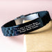 Gifts from Friends and Family to Dentist Mom Graduation Unique Jewelry Glide lock Clasp Bracelet Black Silver Stainless Steel Silicone - Image 3