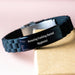 Funny Dental Hygienist Graduation Gifts from Family - 'Amazing F--king Dental Hygienist' Silver Glide lock Clasp Bracelet for Women or Men - Image 3