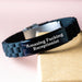 Funny Gifts from Friends for Receptionist Graduation Celebration Amazing F--king Receptionist Glide lock Clasp Bracelet - Image 3