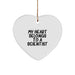Funny Scientist Heart Ornament Gifts from Friends for Scientist Christmas Unique - Image 1