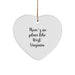 West Virginia Heart Ornament - 'There's No Place Like West Virginia' - Gifts from Friends and Family for Christmas - Image 1