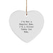 Funny Silver Tabby Cat Mom Gifts, Heart Ornament for Silver Tabby Cat Lovers, Unique Christmas Memorable Presents for Her - Image 1