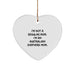 Australian Shepherd Mom Funny Christmas Heart Ornament Gifts from Family Members to Dog Lovers - Image 1